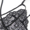 Subblime - Costume De Police Corps En Dentelle Noir S/M